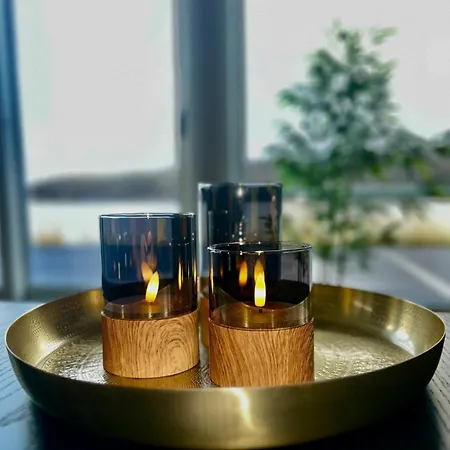 فيلة Arctic Fjord House - Fjord View, Sauna, Hot Tub