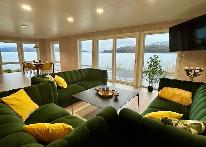 Vila Arctic Fjord House - Fjord View, Sauna, Hot Tub