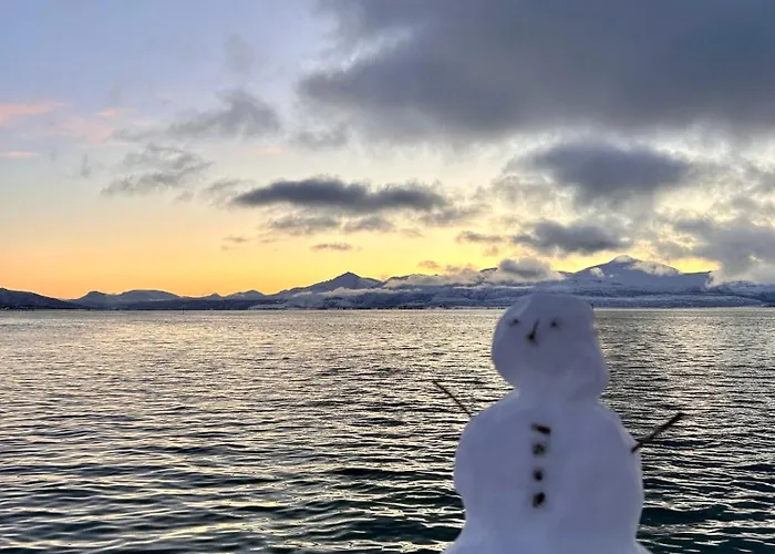 Arctic Fjord House - Fjord View, Sauna, Hot Tub Vila